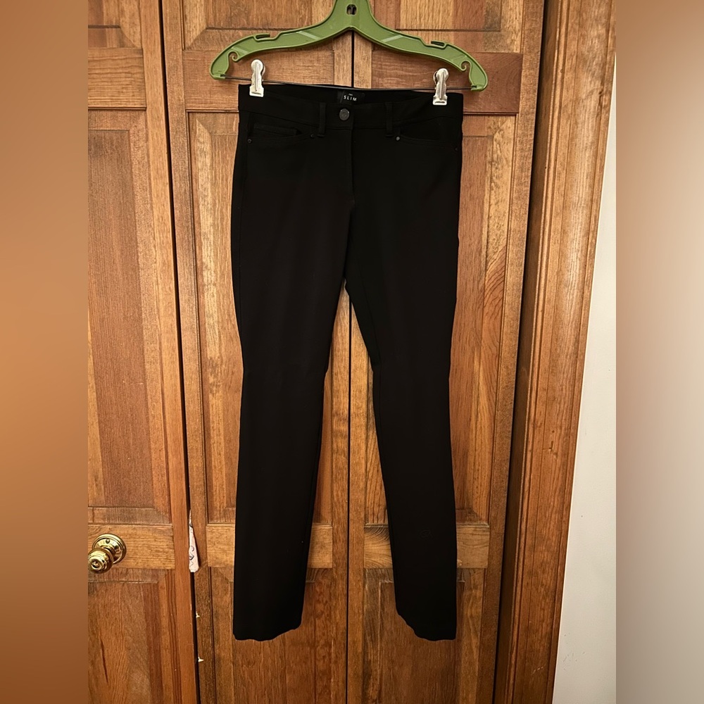 White House Black Market Women’s Sz 00 Black The Slim Classic Minimalist Pants